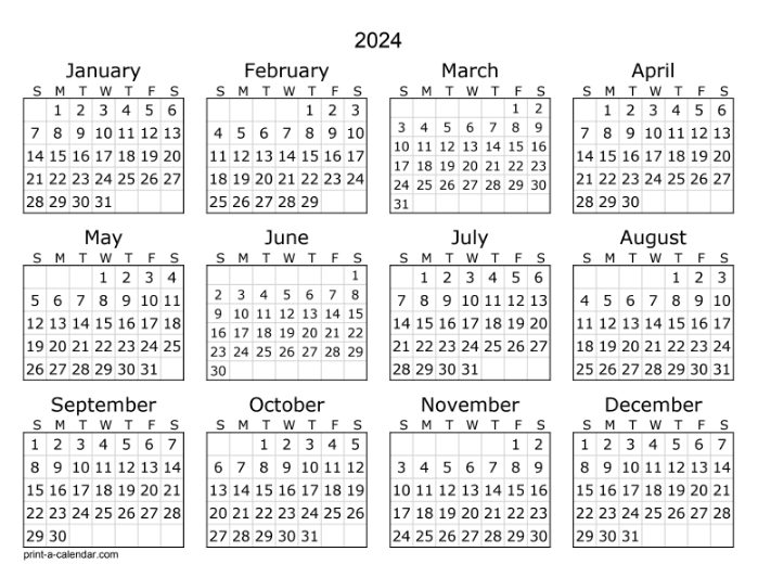 2024 calendar pdf